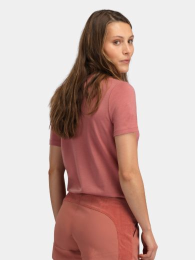 Bilde av WoolLand Tuva t-shirt woman Burned Rose